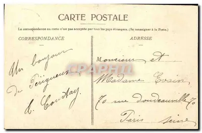 Périgueux — Prefektura — Wjazd Główny — Nowe Galerie — Périgueux — Rewers