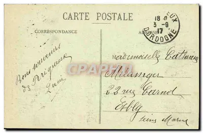 Périgueux - Catedral de São Front - A Abside — O. Donège, editor-imprensa, Périgueux — Verso