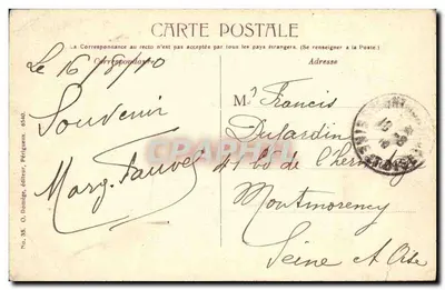 Périgueux — ogrodnik publiczny — O. Domège, wydawca, nr 6540 — Rewers