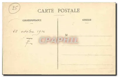 Montgesoye - A antiga igreja — editor desconhecido, n° 1194 — Verso