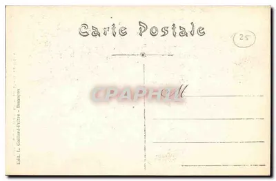 Gorge Areuse — Most Brot — Wyd. L. Gaillard-Piètre - Besançon — Rewers