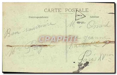 Le Doubs Pittoresque — A Cascata — C.L.B. — Verso