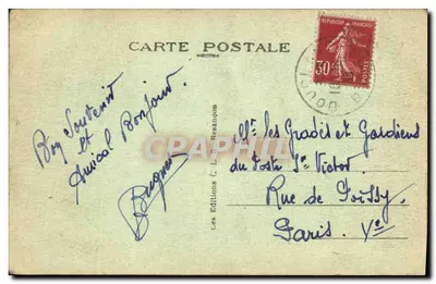 Bouclans (Doubs) — O Castelo — Les Éditions C. L. B. Besançon, n° 15055 — Verso