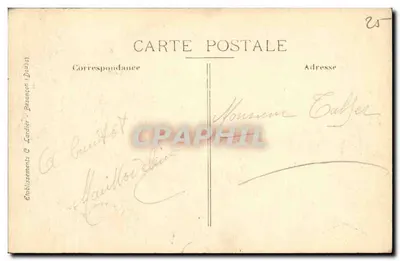 Remonot (Doubs) — Entre-Roches — Rota pitoresca de Pontarlier a Morteau — Verso