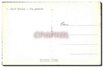 Glay (Doubs) — Vista geral — Celle Mathez — Verso