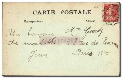 MOUTHE (Doubs) — As Margens do Doubs — Cl. Jouffroy — Verso