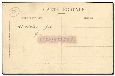 Walia de la Loue - Wewnętrzne wnętrze kościoła - Piekne miejsca Franche-Comté - C. L., B. - n° 667 — Rewers