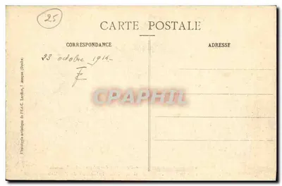 Montgesoye — wnętrze kościoła — Piekne miejsca Franche-Comté — C. L. B. — nr 672 — Rewers