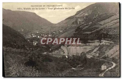 Vale da Loue — Vista geral de Lods — Excursão na Franche-Comté
