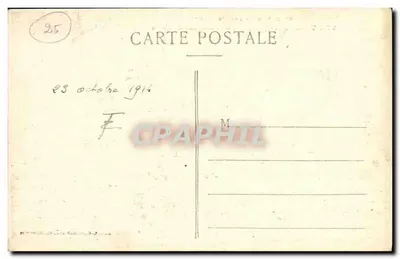 Vale da Loue — Vista geral de Lods — Excursão na Franche-Comté — Verso