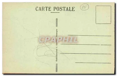 Granica francusko-szwajcarska — Ostatnie basiny Doubs — C.L.B. n°869 — Rewers