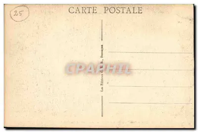 Granica francusko-szwajcarska — Baseny Doubs — Les Hôtels du Saut — Éd. C. B. Beaunson — Rewers