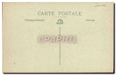 Franco-Swiss grens — Bassins van de Doubs — Chailllexonmeer — Uitzicht op de Brencts — C.L.B. n°842 — Achterkant