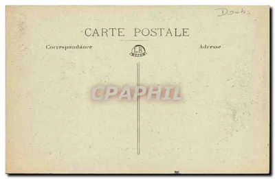 Bassin du Doubs — 2e Bassin ou Bassin Louis-Philippe — Les Sites Pittoresques de Franche-Comté — C.L.B. — Verso