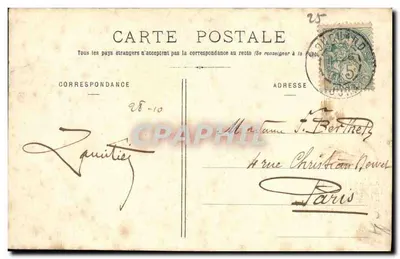 Bacia da Virgem — Excursão na Franche-Comté — Teulet, editor, Besançon — Verso