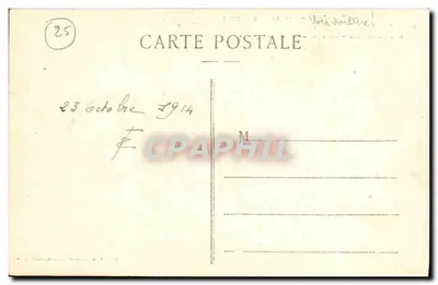 Vale da Loue - Estrada pitoresca de Moutthier a Pontarlier - Rochas de Haute-pierre — Edição L. Gaillard-Préteur — Verso