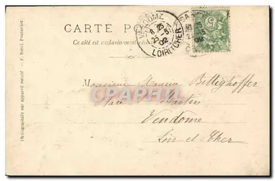 Kaplica Buis — Besançon — Wydawca E. Borel, nr 100 — Rewers