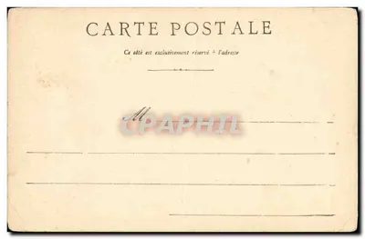 Pensionnat St-Vincent — La Vierge du Jardin — CHAPRAIS-BESANÇON — Verso