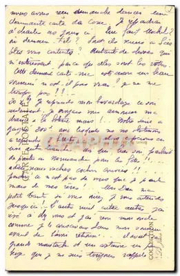 Besançon — Cour des Carmes — editor 'Carte Postale' n°2907 — Verso