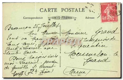 Vale do Doubs na Malate — Besançon — A Franche-Comté — Verso