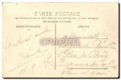 Besançon — Vale da Malate — Editor Besançon Chaprais, n°187 — Verso