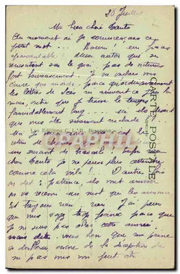 Besançon-les-Bains — Estátua de Victor-Hugo — Edições C. L'B. — Verso