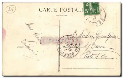 A Capela dos Buis — Besançon — Editor L. Caillet, n°496 — Verso