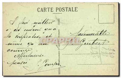Besançon-les-Bains — Valle di Casamène e Isola Malpas — C.H.B. n°242 — Verso