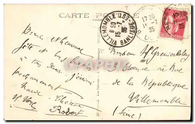 Besançon-les Bains — Promenade Chamars — Edições L. M. Besançon — Verso