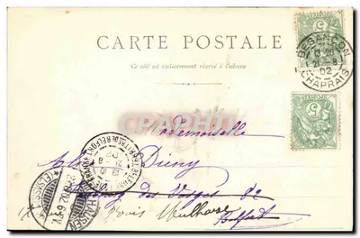 Besançon — As Cataratas de Arcier — Albiné Chéphot D. & M. — Verso
