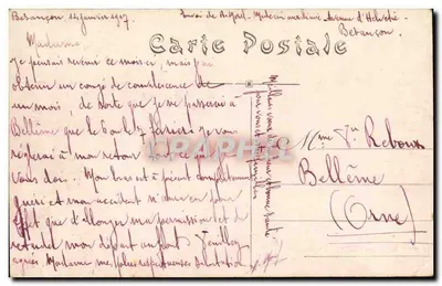 Besançon — Stacja Mouillère — Promenade Micaud i północ miasta widziane z Beauregard — Stara pocztówka 885 — Rewers