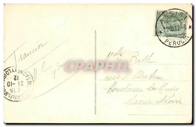 Assisi — Pejzaż — T. Vignati Wyd. nr 185 — Rewers