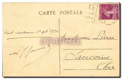 Pont-Audemer (Eure) — Plac ulicy République — Wyd. Texbire, liq., Pont-Audemer — Rewers