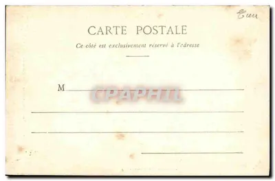 Les Andelys — Lareira da Hostellerie do Grand Cerf — editor Forjus Caron, n° 1515 — Verso