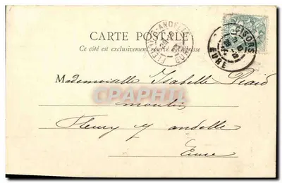 Gisors — Fosso e Torre do Prisioneiro — B. F., Paris — Verso