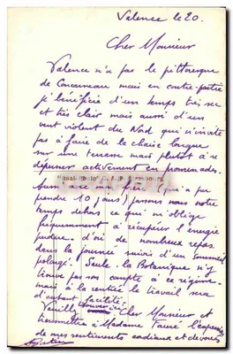 Valence — Ogólny widok na Rhoń — Wydawca R. Valence — Rewers