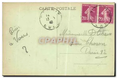 Bacqueville (Eure) - Mare di Marcouville — Fot. Ed. Lavergne, Vernon — Verso