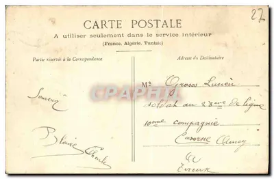 Ivry-la-Bataille (Eure) — O Portal da Abadia (século IX) — Philémon Ott, livreiro-editor — Verso