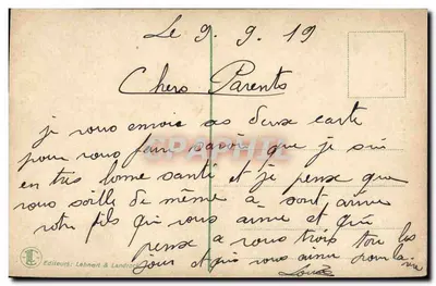 Nômades fabricando tapetes — Série 787 — Editores Lehner & Landrock — Verso