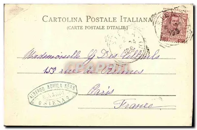Sienne — La Cattedrale (éditeur Cartolina Postale Italiana, n° 103) — Rewers