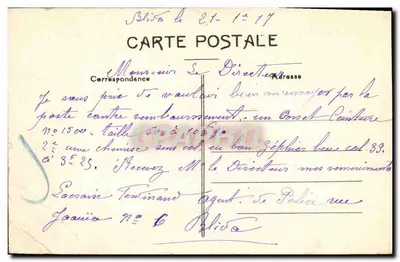 Blida — Place d'Armes — Le Nouveau Kiosque — A. Bensimon, wyd. — Rewers