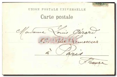 Tanger — Widok z powietrza miasta — V. B. Cumbo, Gibraltar — Rewers