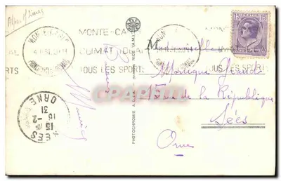 MONTE-CARLO i Condamine — 768 — Fotokrom — Rewers