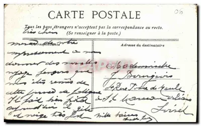Monte Carlo — Schody prowadzące z dworca do ogrodów — wydawca nieznany, nr serii 15 — Rewers