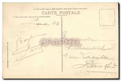 Monte-Carlo - Vista geral tirada da Route de la Corniche — Editor OLETTA, n° 852 — Verso