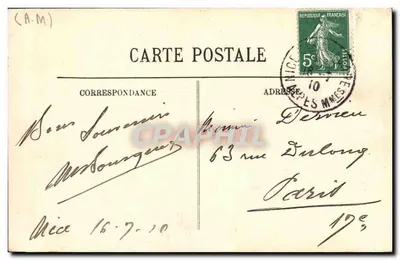 Vale do Paillon — Mosteiro de Saint-Pons — I.L. — Verso
