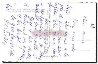 La Napoule (Alpi Marittime) — Vista generale scattata dal Teatro — edizioni LA CIGOGNE — Verso