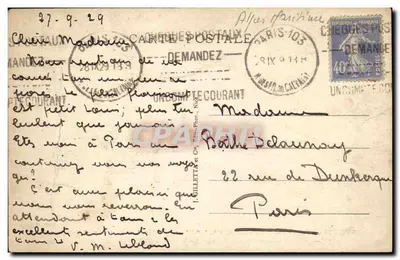 Berthemont-les-Bains (A.M.) — Avenida das Fontes e das Cataratas — Propriedade do Estabelecimento Termal — Fontes Sulfurosas Radioativas — Verso