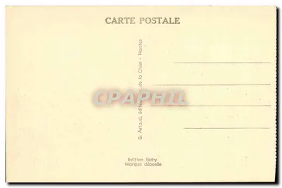 Nevers — O Ponte da Loire e Catedral — Saby — Verso