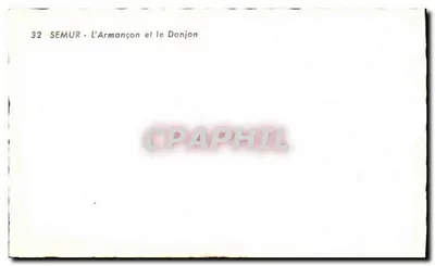 Semur - L'Armançon et le Donjon — Verso